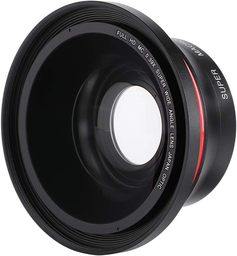 55Mm Wide Angle Lens,37Mm Fisheye Lens Camcorder,Universal Wide Angle Lens for Camcorder,Dv Digital Camera 0.39X Super Wide Angle Lens for Dv Cameras Mobile Phones with 37Mm Phone Clip - Image 9
